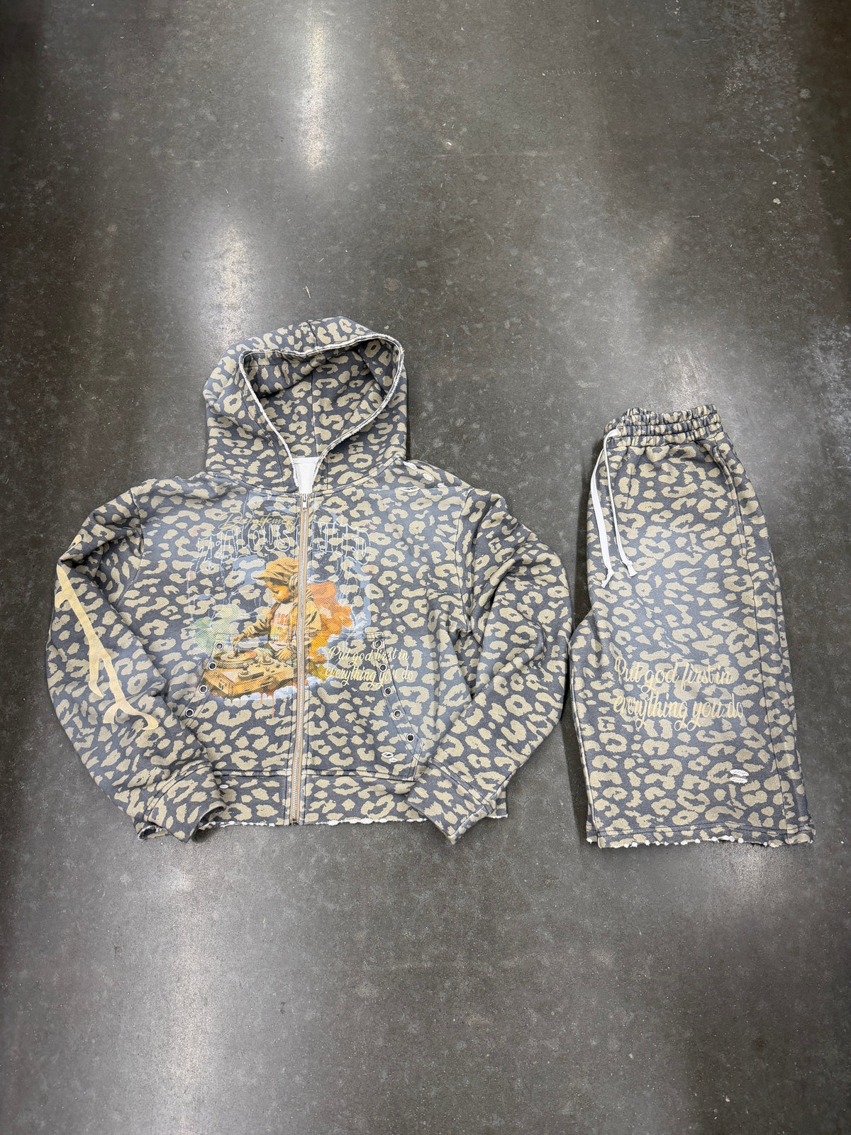 Golden loot Cheetah print Set