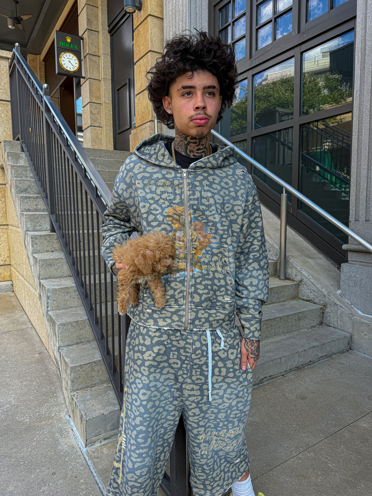 Golden loot Cheetah Zipup