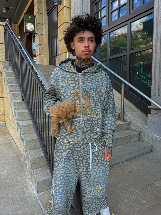 Golden loot Cheetah Zipup